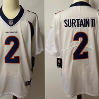 Men's Denver Broncos Patrick Surtain II #2 White Player Game Jersey