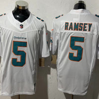Men's Miami Dolphins Jalen Ramsey #5 White Game Jersey