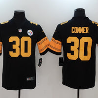 Men's Pittsburgh Steelers James Conner #30 Black Alternate Legend Jersey1