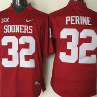 Men's Oklahoma Sooners Samaje Perine #32 Crimson Player Jersey