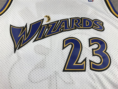 Men's Washington Wizards Michael Jordan White Swingman Player Jersey1