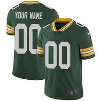 Custom1 Green Bay Packers Green Custom1ized Vapor Untouchable Player Limited Jersey1 Stitched American Football Jerseys