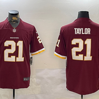 Men's Washington Commanders Sean Taylor #21 Burgundy Team Game Jersey1