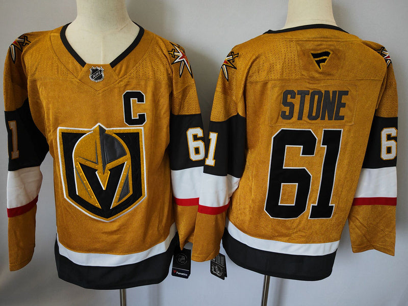 Men's Vegas Golden Knights Mark Stone #61 Fanatics Gold Player Jersey