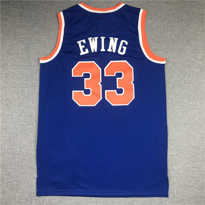 Men's New York Knicks Patrick Ewing 1991-92 Hardwood Classics Player Jersey1
