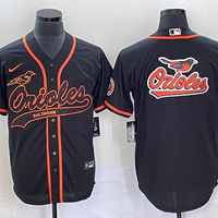 Men's Baltimore Orioles Black Replica Team Jersey1 Joint Edition