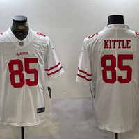Men's San Francisco 49ers George Kittle #85 White Game Jersey1