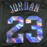 Men's Chicago Bulls Michael Jordan #23 Black Classics Swingman Player Jersey1
