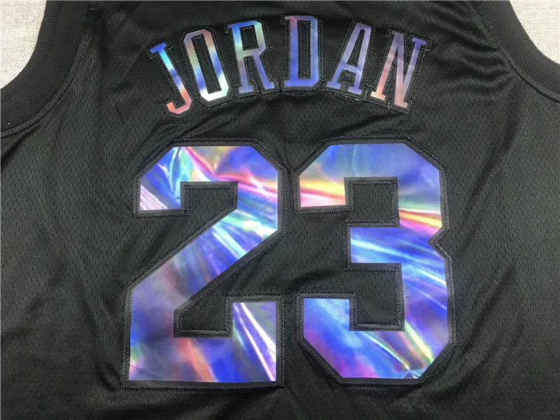 Men's Chicago Bulls Michael Jordan #23 Black Classics Swingman Player Jersey1