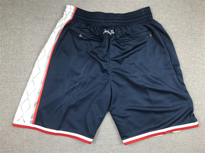 Men's Brooklyn Nets Navy City Edition Basketball Shorts1