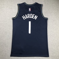 Men's LA Clippers James Harden #1 Navy 2023/24 Swingman Jersey1 - City Edition
