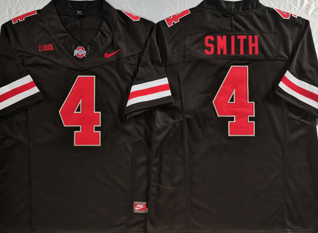 Jeremiah Smith Ohio State Buckeyes Black Jersey