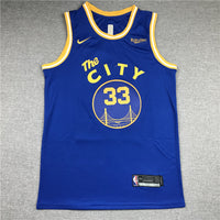 Men's Golden State Warriors James Wiseman #33 Blue Swingman Player Jersey1