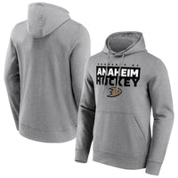 Men's Anaheim Ducks Fanatics Branded Gain Ground Hoodie - Sports Grey