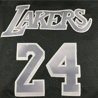 Men's Los Angeles Lakers Kobe Bryant Black Hardwood Classics Swingman Jersey1