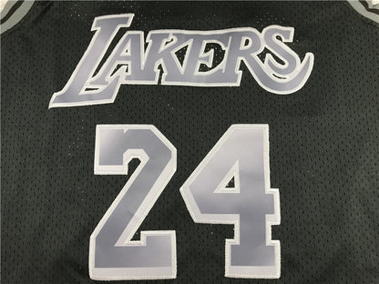 Men's Los Angeles Lakers Kobe Bryant Black Hardwood Classics Swingman Jersey1