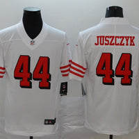 Men's San Francisco 49ers Kyle Juszczyk #44 White Game Player Jersey1