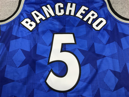 Men's Orlando Magic Paolo Banchero #5 Blue 2023/24 Swingman Jersey1 - Classic Edition