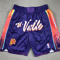 Men's Phoenix Suns Purple 2023/24 Pocket Shorts1 City Edition