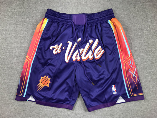 Men's Phoenix Suns Purple 2023/24 Pocket Shorts1 City Edition