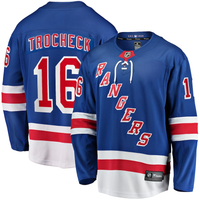 Men's New York Rangers Vincent Trocheck #16 Blue Game Jersey1