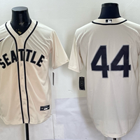 Men's Seattle Mariners Julio Rodriguez #44 Cream Limited Player Jersey