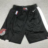 Men's Portland Trail Blazers Black Pocket Shorts1