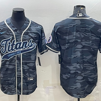 Men's Tennessee Titans Gray Camouflage Blank Jersey1