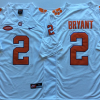 Men's Clemson Tigers Kelly Bryant #2 White Game Jersey