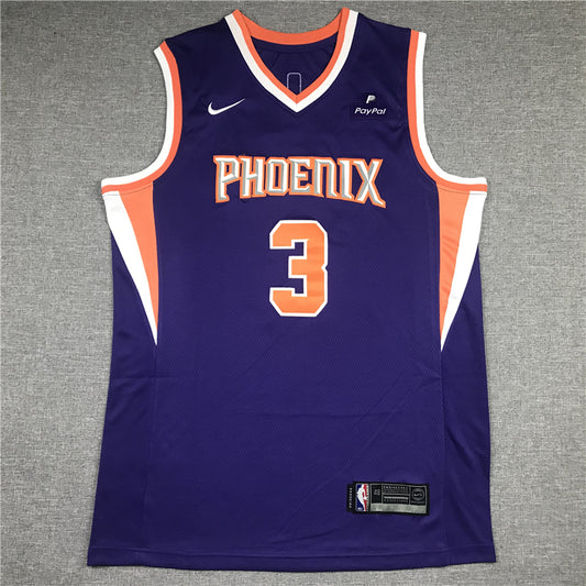 Men's Phoenix Suns Chris Paul Purple 2020/21 Fast Break Replica Player Jersey1