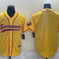 Men's Tampa Bay Buccaneers Yellow Blank Jersey1