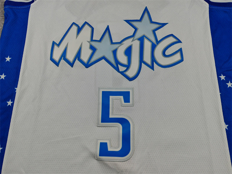 Men's Orlando Magic Paolo Banchero #5 Silver 2025/26 Swingman Jersey - City Edition