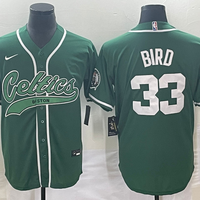 Men's Boston Celtics Larry Bird #33 Green Limited Player Jersey