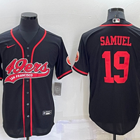 Men's San Francisco 49ers Deebo Samuel #19 Black Game Jersey1 Joint Edition
