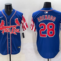 Men's St. Louis Cardinals Nolan Arenado #28 Royal Game Player Jersey