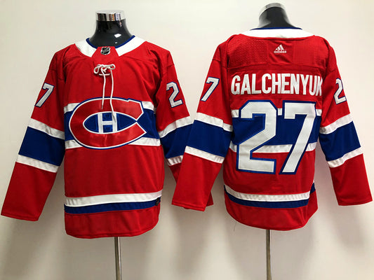 Men's Montreal Canadiens Alex Galchenyuk #27 Red Player Game Jersey1