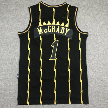 Men's Toronto Raptors Tracy McGrady Black 1998-99 Hardwood Classics Swingman Jersey1