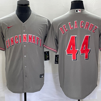 Men's Cincinnati Reds Elly De La Cruz #44 Gray Alternate Replica Jersey1