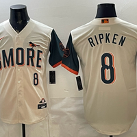 Men's Baltimore Orioles Cal Ripken Jr. #8 Cream 2026 City Connect Stadium Jersey
