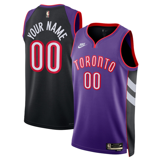 Men's Toronto Raptors Purple Swingman Custom Jersey - Classic Edition