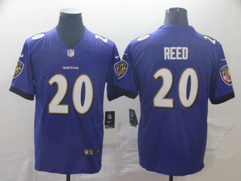Ed Reed #20 Baltimore Ravens Purple Game Jersey - JerseysFreak