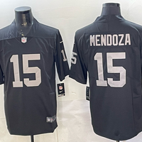 Men's Las Vegas Raiders Fernando Mendoza #15 Black Game Jersey