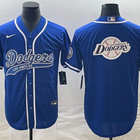Men's Los Angeles Dodgers Royal Player Jersey1 Joint Edition