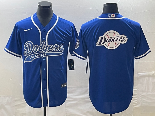Men's Los Angeles Dodgers Royal Player Jersey1 Joint Edition