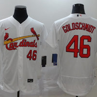 Men's St. Louis Cardinals Paul Goldschmidt #46 White Replica Player Jersey1