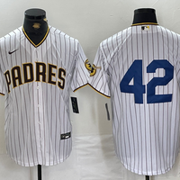 Men's San Diego Padres #42 White 2024 Jackie Robinson Day Home Limited Jersey1