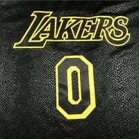 Men's Los Angeles Lakers Russell Westbrook Black City Edition Swingman Jersey1