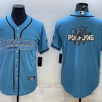 Men's Carolina Panthers Blue Game Jersey1