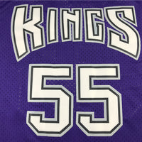 Men's Sacramento Kings Jason Williams Purple Hardwood Classics Swingman Jersey1