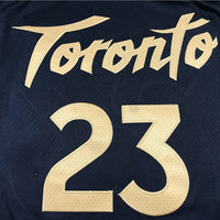 Men's Toronto Raptors Fred VanVleet Black 2020/21 Swingman Jersey1 - City Edition
